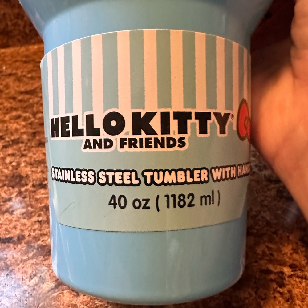 Hello Kitty Blue and pink Stainless Steel Tumbler - Picture 2 of 6